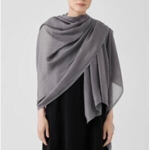 Eileen Fisher Charcoal Gray Women's Wrap